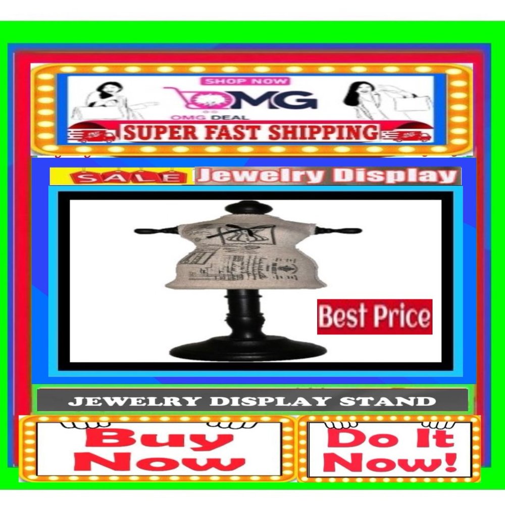 ✅🗣🚨🔴SALE🔴📢ARGENTO Display MANNEQUIN DOLL Jewelry STAND HOLDER🚨🤑BUY NOW🤑